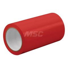 Packing Tape: 1-1/2″ Wide, 72 yd Long, Red, Natural Rubber & Solvent-Based Adhesive Unplasticized Polyvinyl Chloride, 2.4 mil Thick, 42 lb/in Tensile Strength