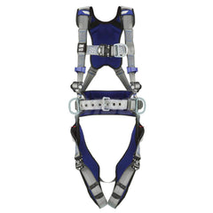 Fall Protection Harnesses: 420 Lb, Construction Style, Size Medium, For Climbing & Positioning, Back Front & Hips Quick-Connect Leg Strap, Quick-Connect Chest Strap