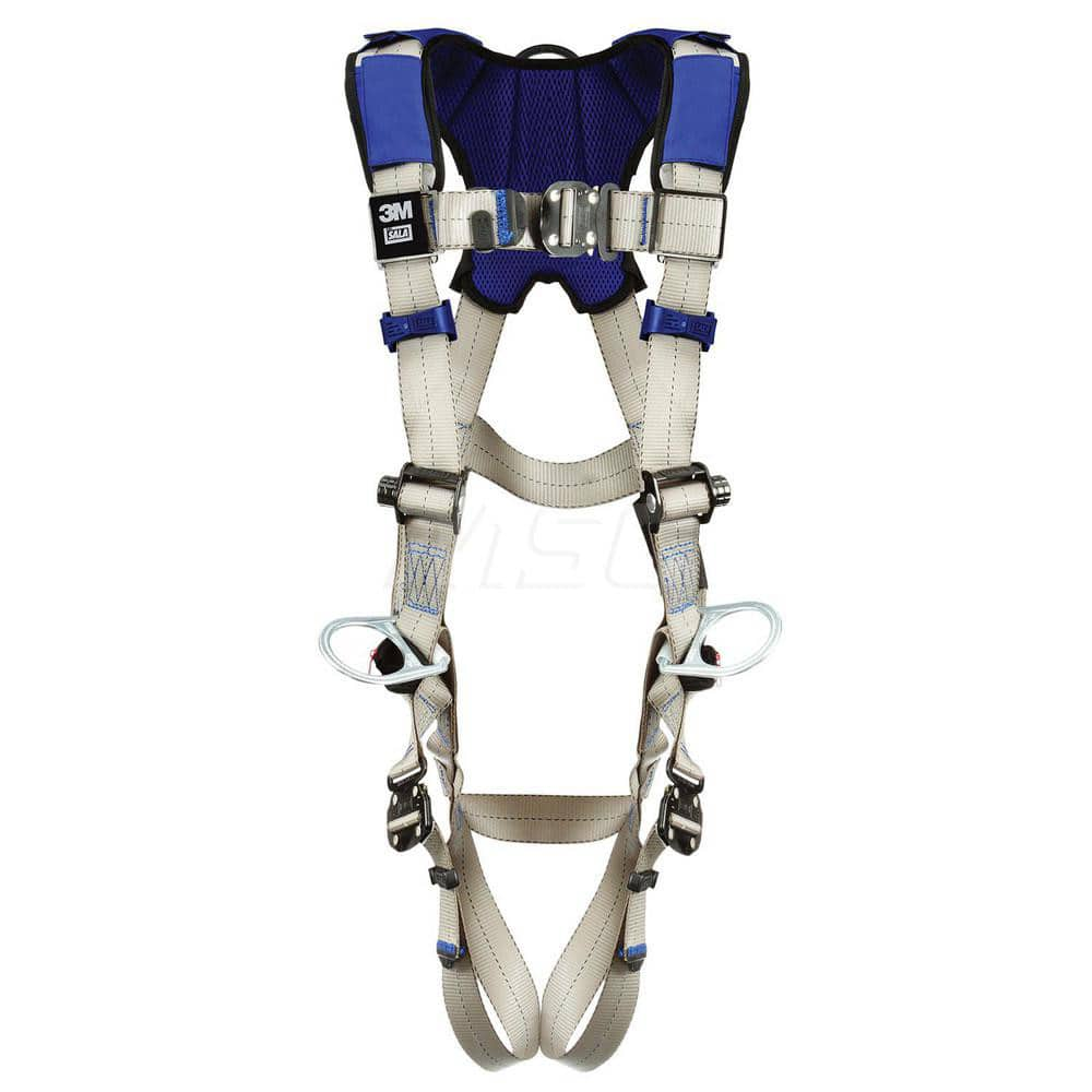 Fall Protection Harnesses: 420 Lb, Vest Style, Size Small, For Positioning, Back & Hips Quick-Connect Leg Strap, Quick-Connect Chest Strap