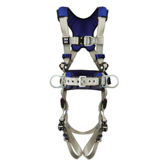 Fall Protection Harnesses: 420 Lb, Construction Style, Size Large, For Climbing & Positioning, Back Front & Hips Quick-Connect Leg Strap, Quick-Connect Chest Strap