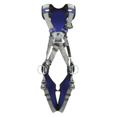 Fall Protection Harnesses: 420 Lb, Cross-Over Style, Size Small, For Climbing & Positioning, Back Front & Hips Quick-Connect Leg Strap, Quick-Connect Chest Strap