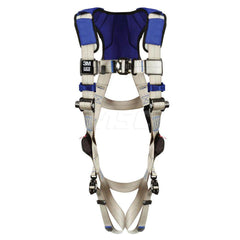 Fall Protection Harnesses: 420 Lb, Vest Style, Size Small, For General Purpose, Back Quick-Connect Leg Strap, Quick-Connect Chest Strap