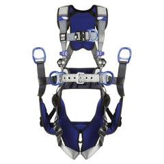 Fall Protection Harnesses: 420 Lb, Tower Climbers Style, Size Large, For Climbing, Back Front & Hips Quick-Connect Leg Strap, Quick-Connect Chest Strap