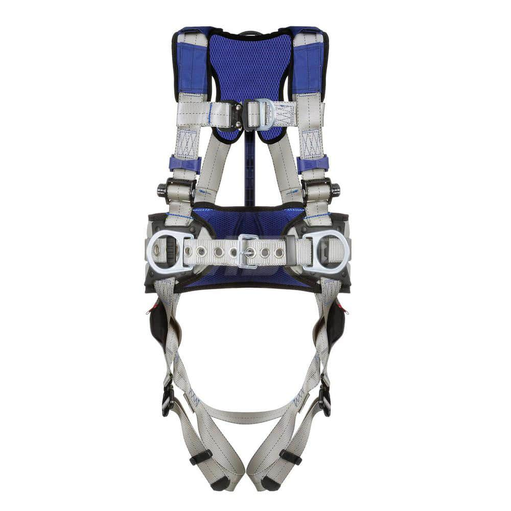 Fall Protection Harnesses: 420 Lb, Construction Style, Size Small, For Climbing Construction & Positioning, Back Front & Hips Quick-Connect Leg Strap, Quick-Connect Chest Strap