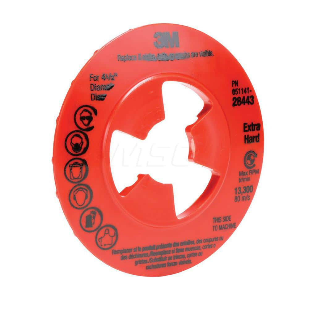 Disc Backing Pad: 5″ Dia, Disc Pad 12,000 Max RPM