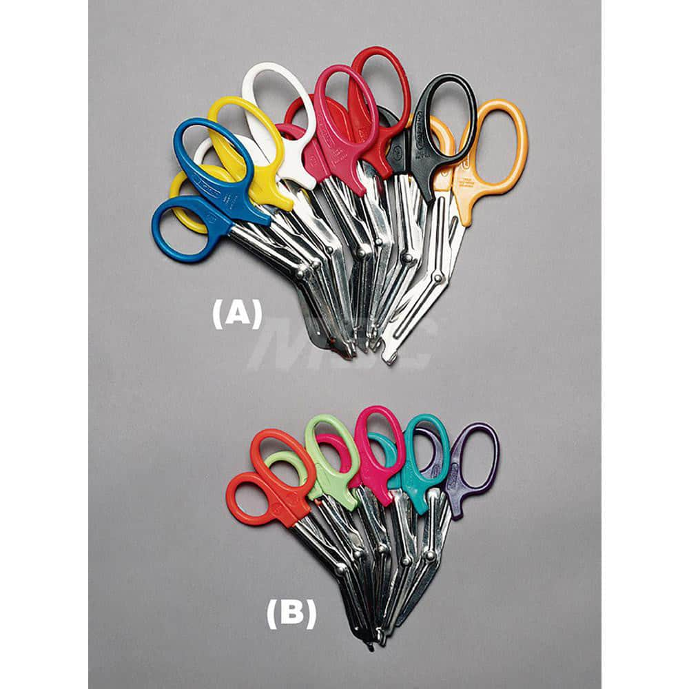 Scissors, Forceps & Tweezers; Product Type: Scissor; Tip Shape: Blunt; Blade Style: Curved; Straight; Disposable: No; Length (Inch): 7.25; Blade Material: Stainless Steel; Handle Material: Steel; Additional Information: No; Overall Length: 7.25