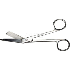 Scissors, Forceps & Tweezers; Product Type: Scissor; Tip Shape: Blunt; Blade Style: Curved; Straight; Disposable: No; Length (Inch): 5.50; Blade Material: Stainless Steel; Handle Material: Steel; Additional Information: No; Overall Length: 5.50