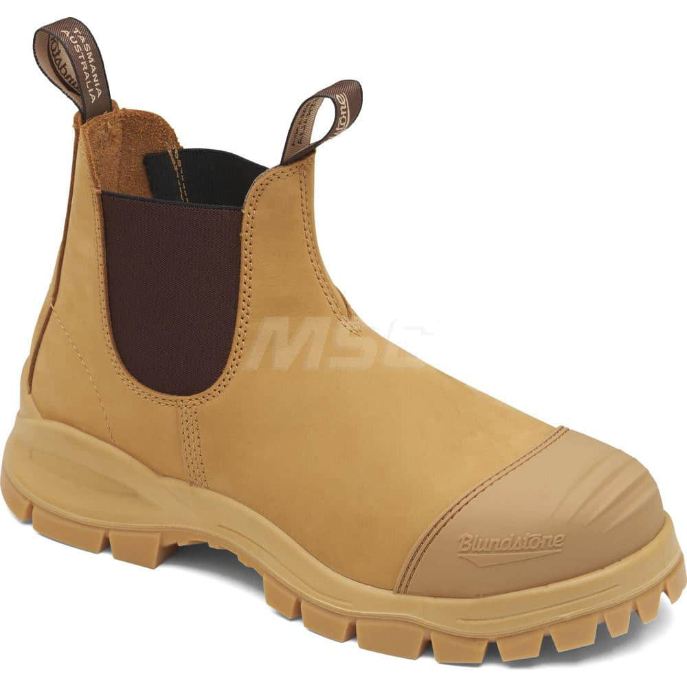 Work Boot: Size 7, 6″ High, Leather, Steel Toe Standard Width, Non-Slip Sole