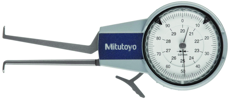 5 - 15mm Measuring Range (0.01mm Grad.) - Dial Caliper Gage - #209-301 - A1 Tooling