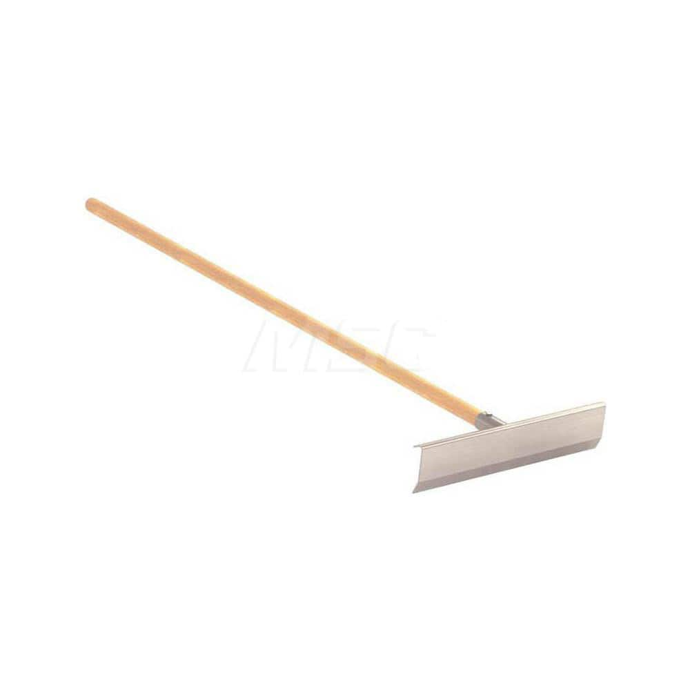 Forks & Rakes; Rake Type: Flat Rake; Handle Type: Removable; Handle Length (Inch): 60 in; Number of Tines: 1; Tine Material: Aluminum; Handle Length: 60 in; Tine Length: 4.25 in; Tine Length (Inch): 4.25 in; Handle Material: Wood