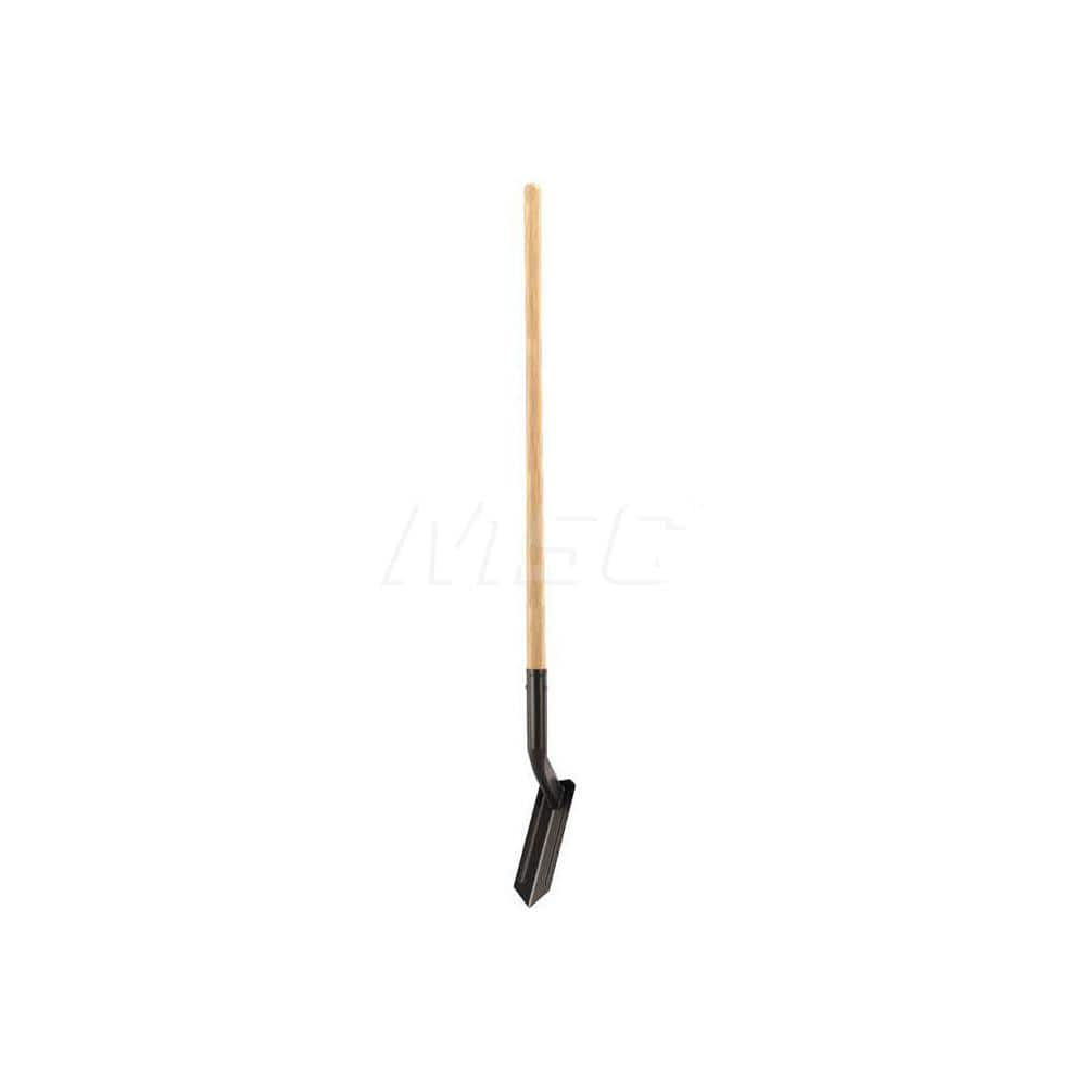 Digging Shovel: Steel, 11″ Blade Length, 3″ Blade Width 48″ Wood Straight Handle