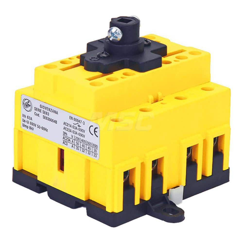 Cam & Disconnect Switches; Enclosure Type: NEMA 4/4X; Fused: NonFused; Amperage: 100; Contact Form: 4NO; Voltage: 600 VAC; 690 VAC; Number of Poles: 4; Number of Wires: 8; NEMA Enclosure Rating: 4X; Ingress Protection Rating: IP65; Standards Met: IEC/EN60