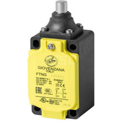 General Purpose Limit Switches; Actuator Type: Plunger; Voltage: 600 VAC; Contact Form: 1NO/1NC; Contact Configuration: 1NO/1NC; Terminal Type: Screw Terminal; Mounting Type: Panel Mount; Connection Type: M20; Actuator Location: Top; Material: Glass fille