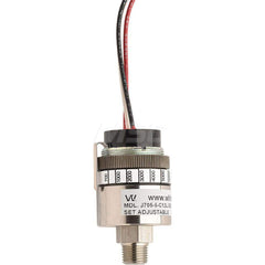 Pressure, Vacuum & Compound Switches; Type: High Pressure Switch with High Pressure Set Points; Thread Size: 1/8; Voltage: 115VAC / 28 VDC; Thread Type: NPT Male; Amperage: 1.0000; Electrical Connection: 12in Free Leads; Wetted Parts Material: 304 Stainle