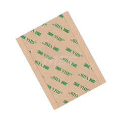 Adhesive Transfer Tape; Adhesive Material: Acrylic; Width (Inch): 3; Length (yd): 0.14; Maximum Operating Temperature (F): 500.000; Color: Clear; Liner Material: Kraft Paper; Series: F9473PC