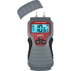 Moisture Meters & Analyzers; Accuracy: +/- 3%; Minimum Operating Temperature: 14; Maximum Operating Temperature: 104; Maximum Relative Humidity: 50; Application: Firewood; Drywall; Brick; Plaster; Concrete; Lumber; Heat Source: None; Display Type: LCD; Ac