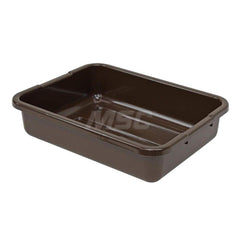 Cans, Pails & Tubs; Product Type: Tub; Volume Capacity Range: 0 - 11.3 gal; Body Material: Polypropylene; Volume Capacity: 11.3; Opening Type: Open Head; Color: Brown; Product Type: Tub; Material: Polypropylene; Volume Capacity (Gal.): 11.3; Color: Brown