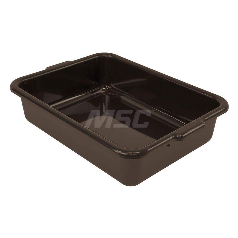 Cans, Pails & Tubs; Product Type: Tub; Volume Capacity Range: 0 - 8.1 gal; Body Material: Polypropylene; Volume Capacity: 8.1; Opening Type: Open Head; Color: Brown; Product Type: Tub; Material: Polypropylene; Volume Capacity (Gal.): 8.1; Color: Brown