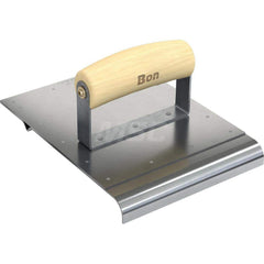 Trowels; Type: Hand Groover; Trowel Type: Hand Groover; Blade Type: Round; Blade Material: Stainless Steel; Handle Material: Wood