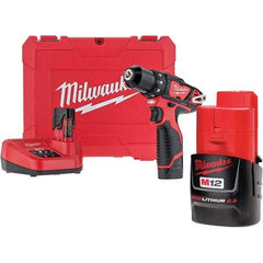 Milwaukee Tool - Cordless Drills Battery Voltage: 12 Battery Chemistry: Lithium-Ion - A1 Tooling