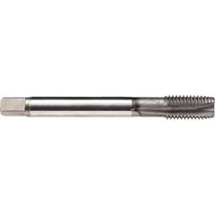 Spiral Point Tap: M10 x 1, Metric Fine & MF, Plug, 6H, HSS-E, GLT-1 Finish 3.5433″ OAL, Right Hand, D5, Series C020C300