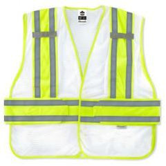 8240HL-NC XL/2XL WHT EXPANDABLE VEST - A1 Tooling