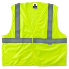 8255HL L/XL LIME TREATED POLY VEST - A1 Tooling