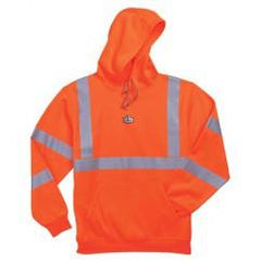 8393 S ORANGE HOODED SWEATSHIRT - A1 Tooling