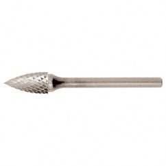 SG-1 Double Cut Solid Carbide Bur-Pointed Tree Shape - A1 Tooling