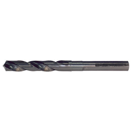 ‎1-29/64 RHS / RHC HSS 118 Degree Radial Point 1/2 Reduced Shank Silver & Deming Drill - Steam Oxide - Exact Industrial Supply