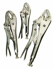 3 Piece - Curved Jaw Locking Plier Set - A1 Tooling