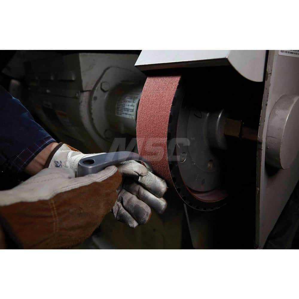 Abrasive Belt: 220 Grit, Aluminum Oxide Coated