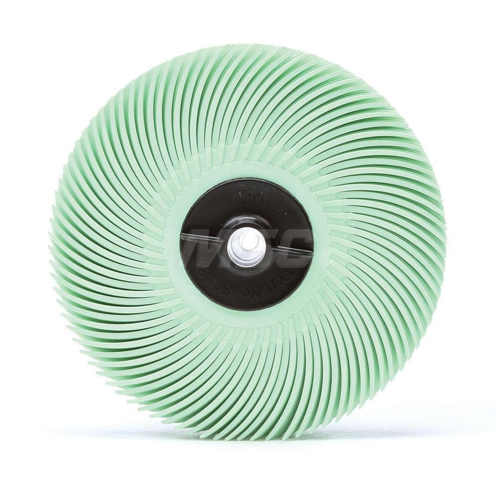 Radial Bristle Brushes; Outside Diameter (Inch): 3 in; Abrasive Material: Ceramic; Grade: 1; Brush Thickness (Inch): 0.375