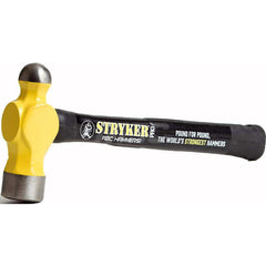 40 oz Ball Pein Hammer, Drop Forged Alloy Steel Head, 14 ™ Spring Steel Ergonomic Reinforced Rubber Handle