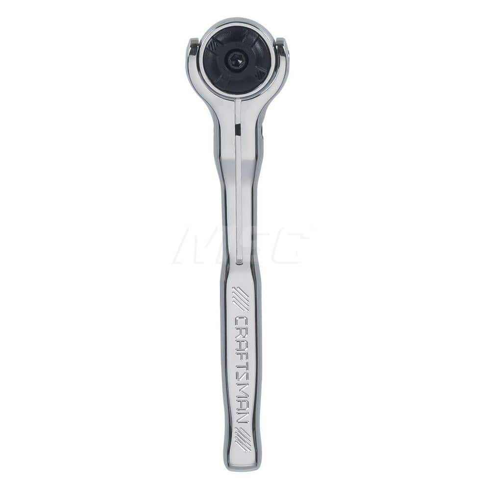 Ratchet: 1/4″ Drive, Round Head 72 Gear Teeth, Full Polish Finish