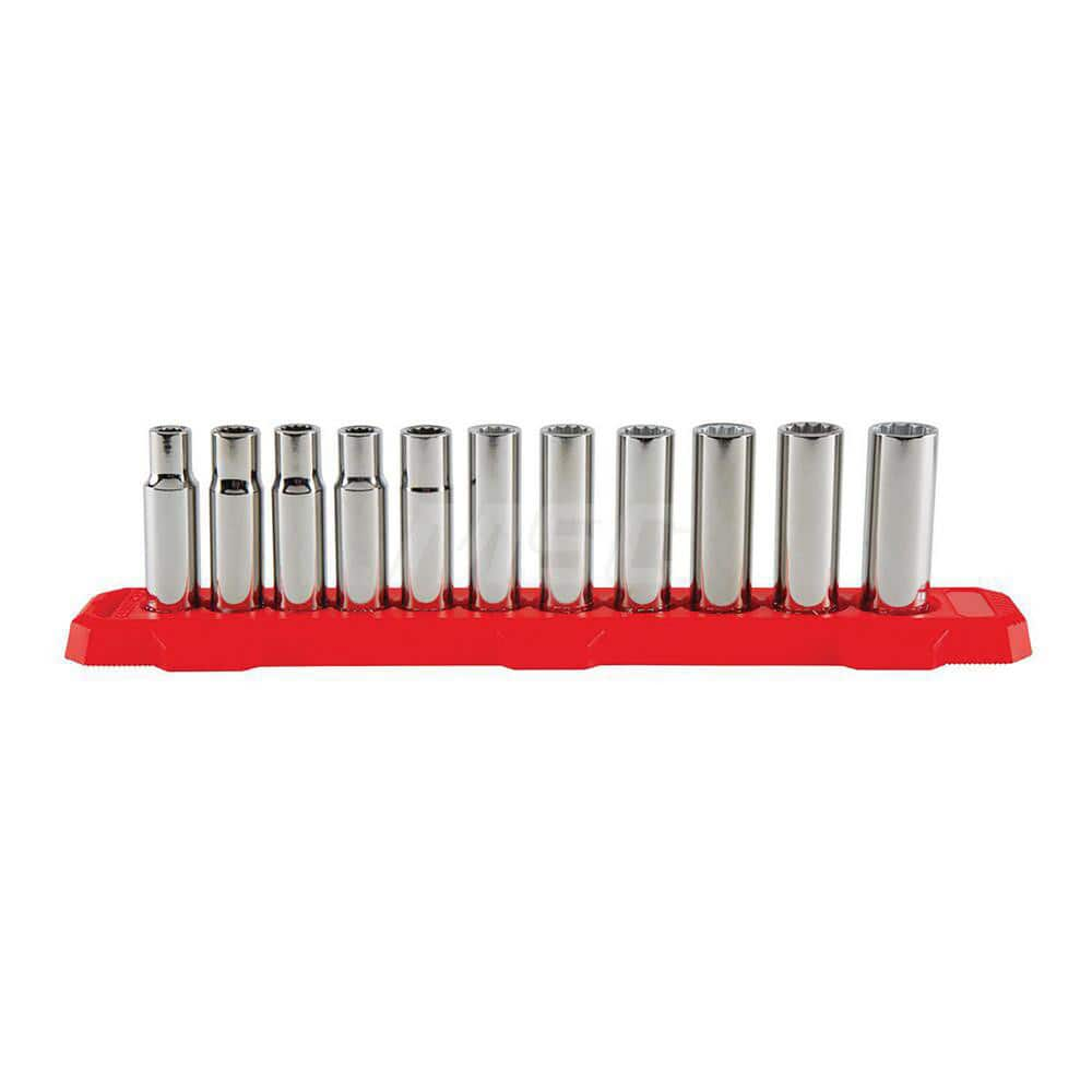 Socket Set: 1/2″ Drive 12 Point, Full Polish