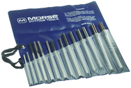 14 Piece-Range Metric Over / Under 4-12mm-HSS-Bright Straight Shank/Straight Flute-Plastic Pouch Chucking Reamers - A1 Tooling