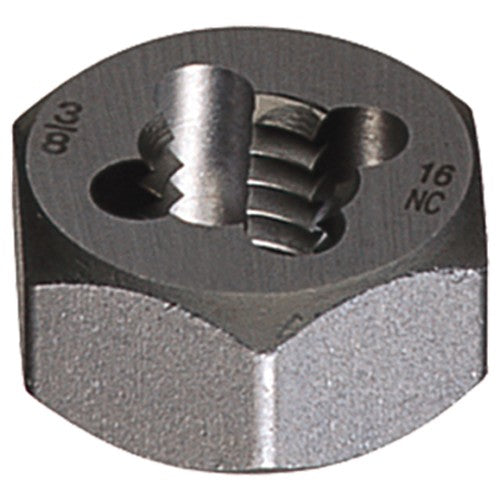 ‎9/16-18 HSS 492 Hexagon Rethreading Die - Exact Industrial Supply