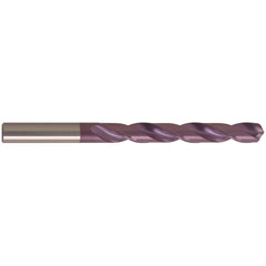 1.9 mm Dia. × 1.9 mm Shank × 22 mm Flute Length × 46 mm OAL, Jobber, 118°, nano-FIREX, 2 Flute, External Coolant, Round Solid Carbide Drill