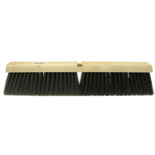 18″ - Black Medium Sweeping Broom Without Handle - A1 Tooling