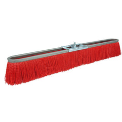 18″ Vortec Pro Medium Sweep Strip Broom, Red Polypropylene Fill - A1 Tooling