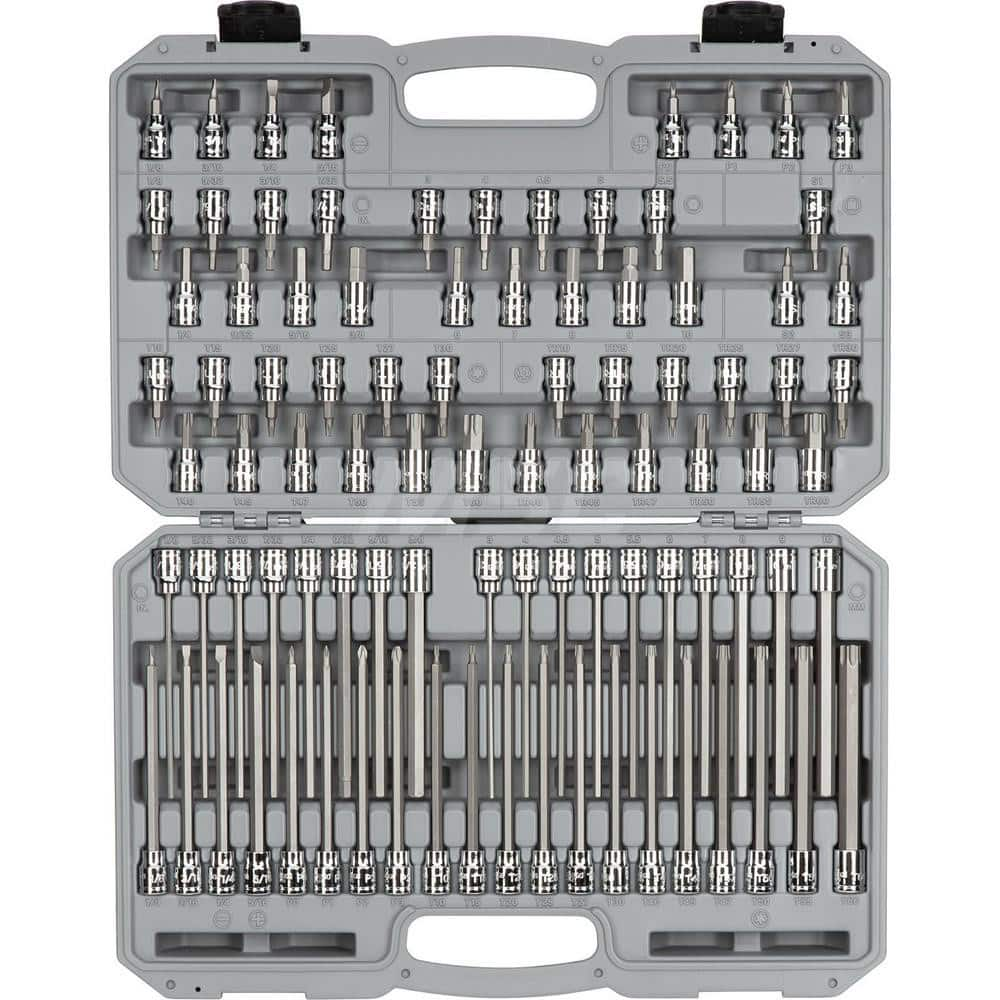 Torx Bit Socket Set: 91 Pc, 3/8″ Drive