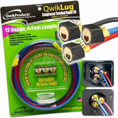 QwikLug Terminal Repair Kit. Brass Contact Plating, Nylon Enclosure