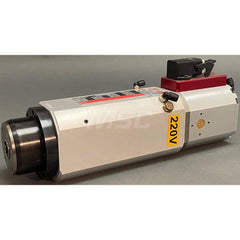 Electric High-Speed Spindles; RPM: 36000.000; Application: Drilling; Cutting; Sanding; Milling; Deburring; Sawing; Polishing; Threading; Grinding; Wattage: 2500.000; Body Style: HSK E25; Overall Length (Decimal Inch): 14.67; Brushless Motor: No; Automatic