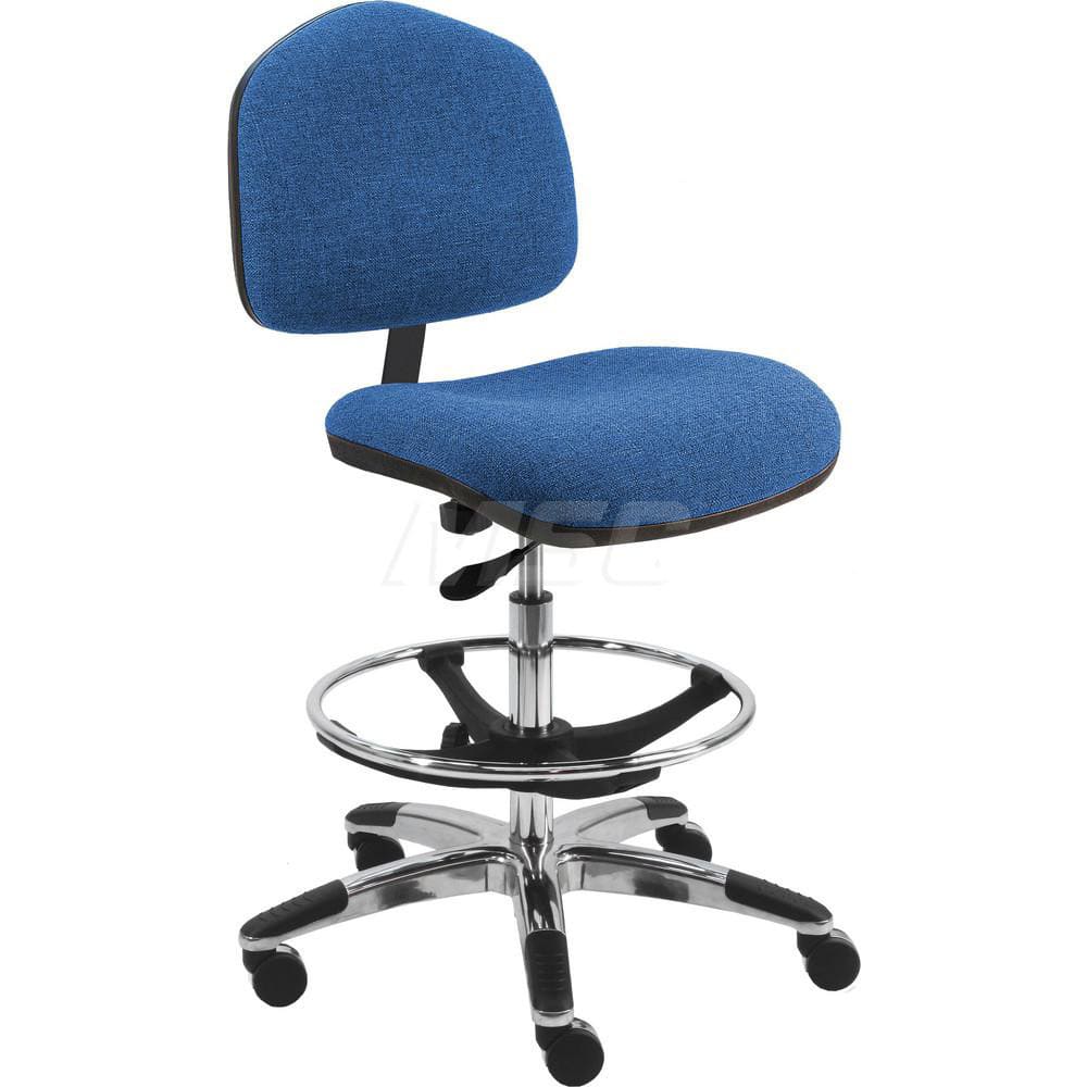 Task Chair: Fabric, Blue