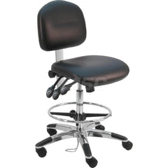 Task Chair: Vinyl, Black