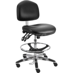 Task Chair: Vinyl, Black