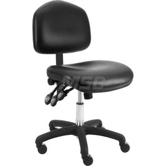 Task Chair: Vinyl, Black