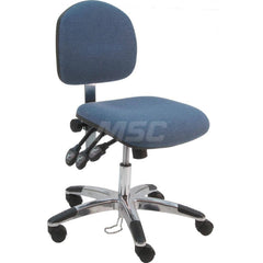 Task Chair: Fabric, Navy Blue