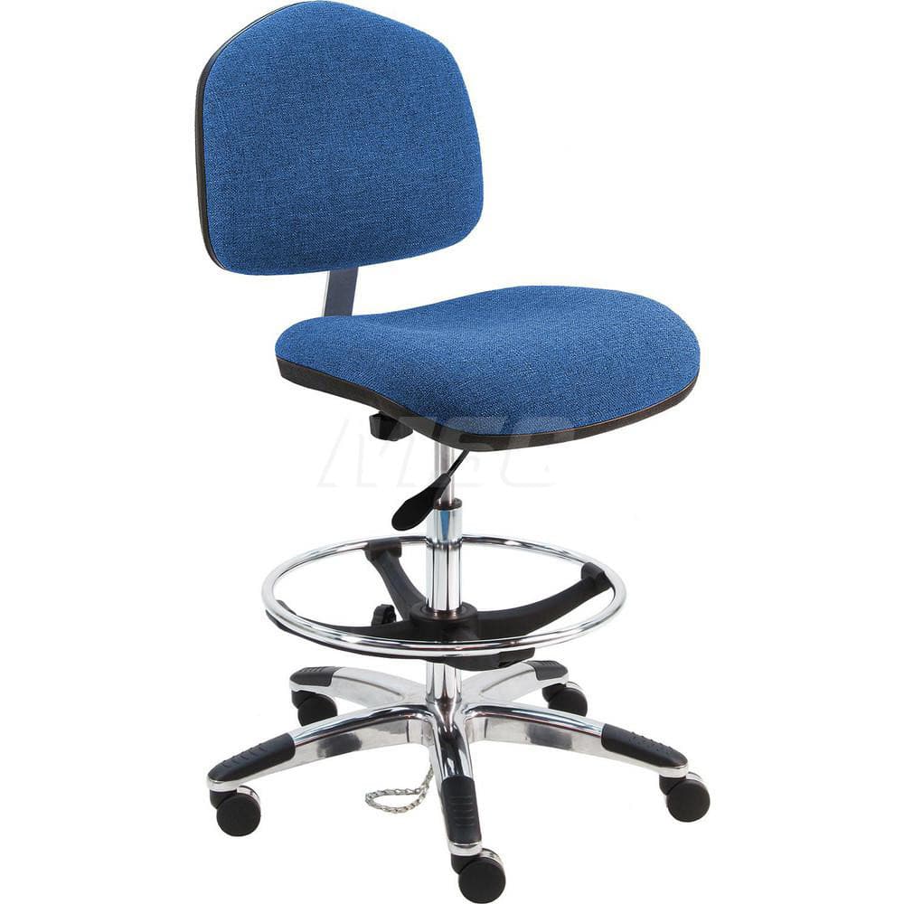 Task Chair: Fabric, Navy Blue